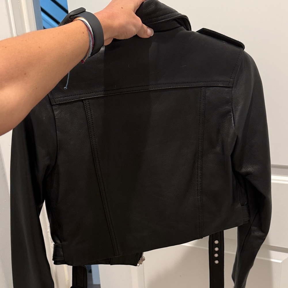 Black Leather Jacket - image 3